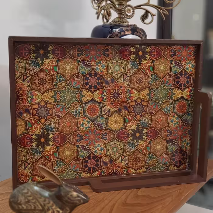 سینی پذیرایی رزینی