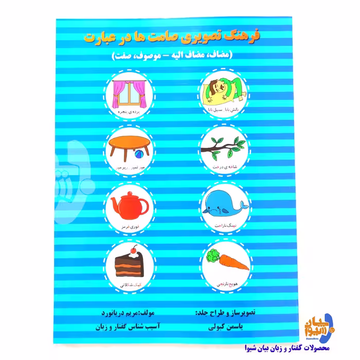 کتاب فرهنگ تصویری صامت ها در عبارت تالیف مریم دریانورد (کتاب گفتاردرمانی) 
