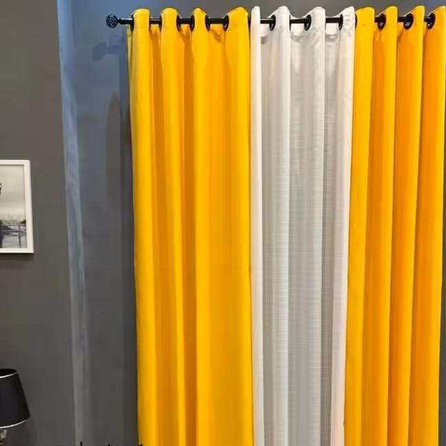 پرده آماده  مخمل کالیفرنیا  