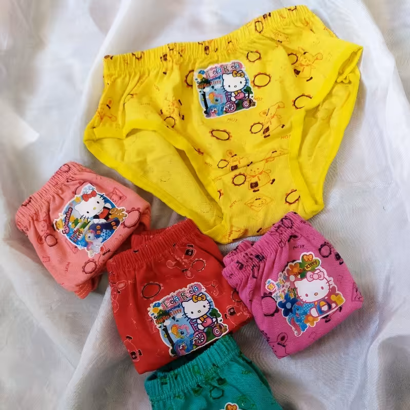 شورت نخی دخترانه پک دو عددی 