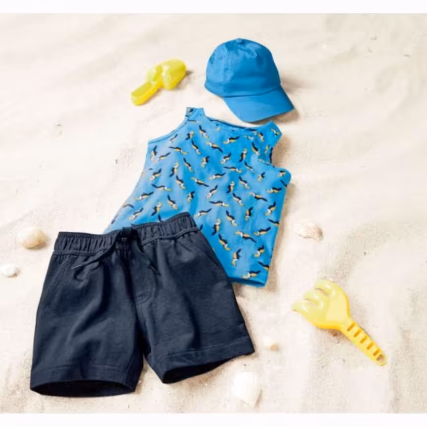 ست پسرانه تابستانه 3 تکه خردسال  اورجینال برند لوپیلو آلمان