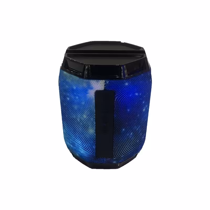 اسپیکر بلوتوثی قابل حمل آبی و مشکی اصل 