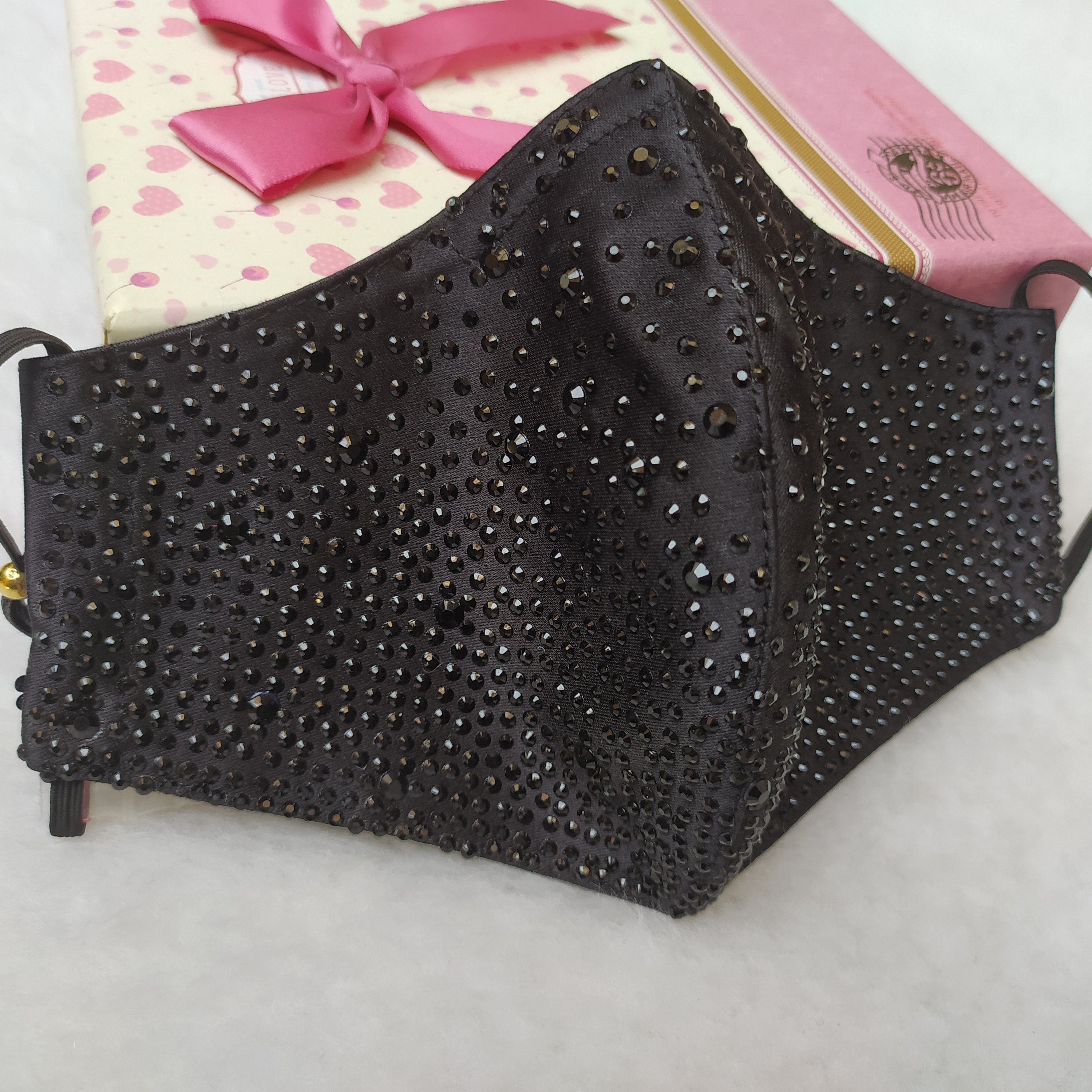 ماسک مجلسی فشن تمام نگین