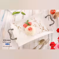 ظرف شیرینی خوری  چینی سایز بزرگ طرح Eliot برند ریور 