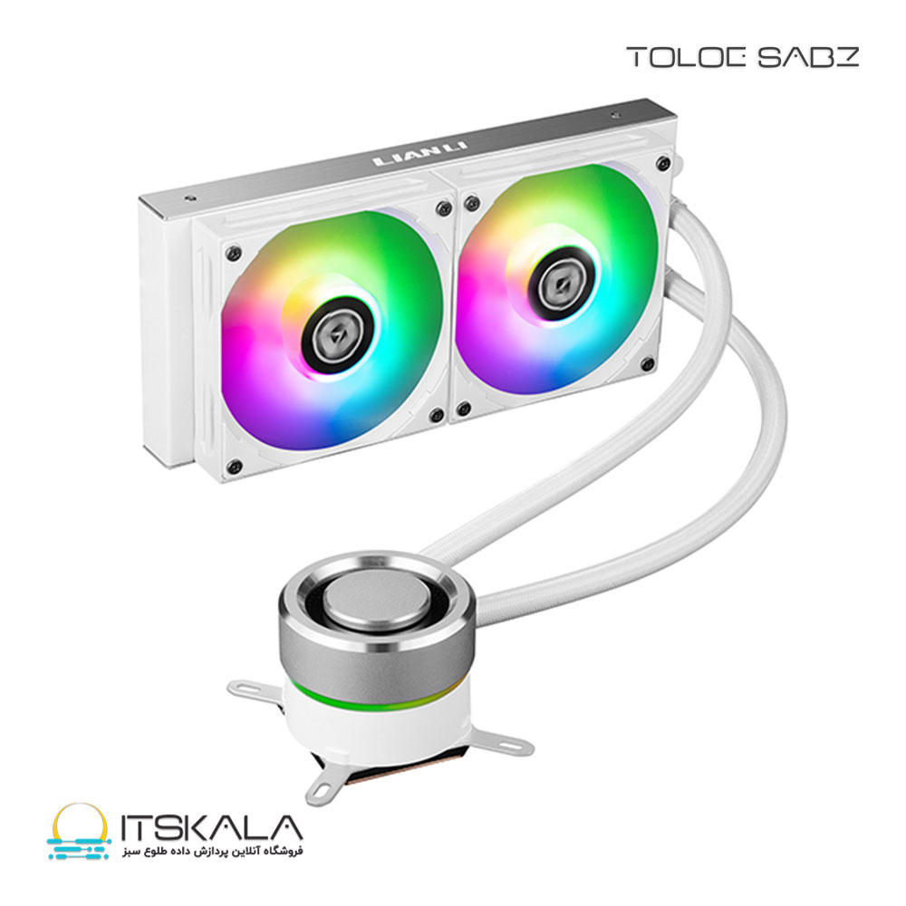 قیمت و خرید فن خنک کننده پردازنده لیان لی مدل GALAHAD AIO 240 WHITE | ITSKALA