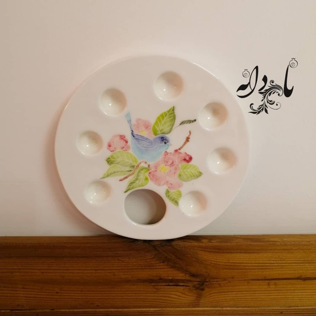 پالت سرامیکی طرح اختصاصی قطر 20 سانت