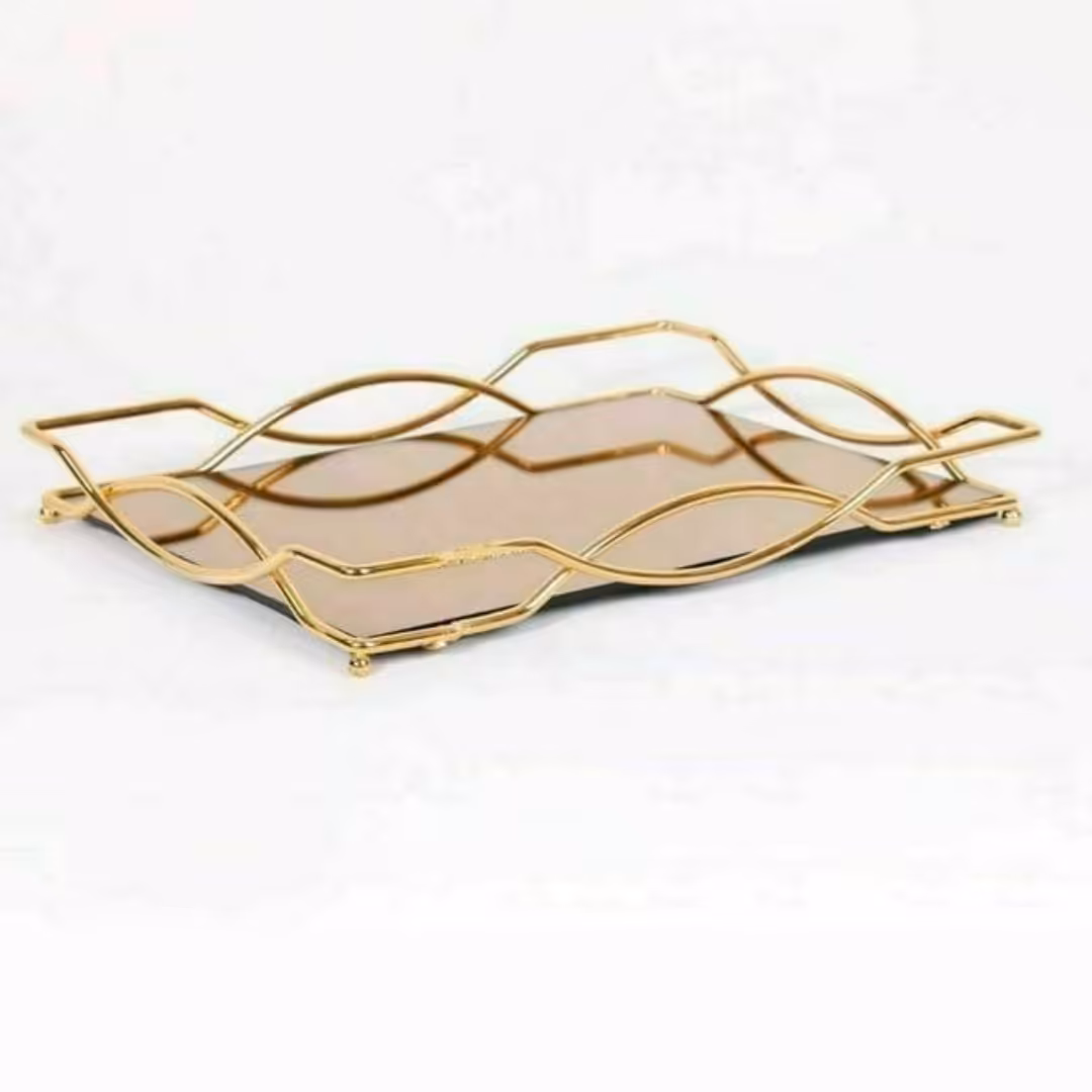 سینی آینه ای طرح لبخند 