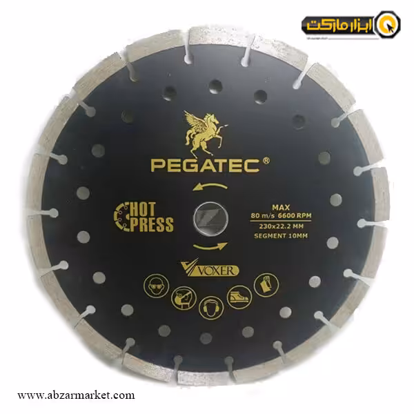 صفحه گرانیت بر پگاتک 230x2.6 میلی متر