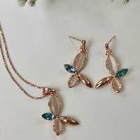 نیم_ست پروانه آبی اقیانوسی کلیو – کد ACLVG179137A001 - بدلیجات 
 