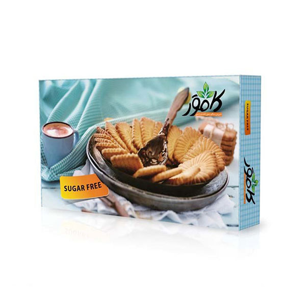 بیسکویت وانیلی بدون شکر و رژیمی کامور KAMVAR