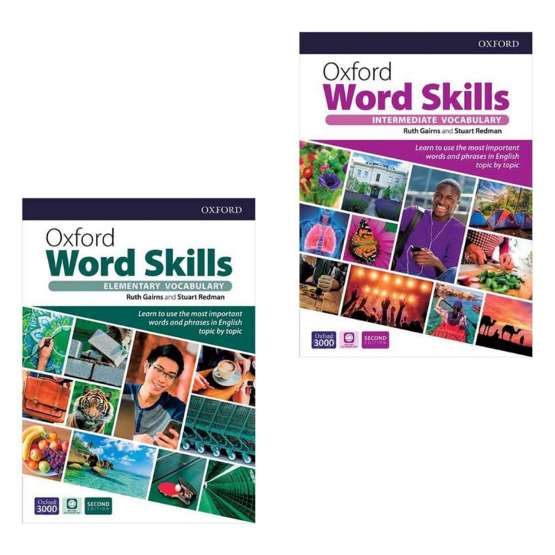 کتاب Oxford Word Skills Second Edition اثر Ruth Gairns انتشارات oxford دو جلدی