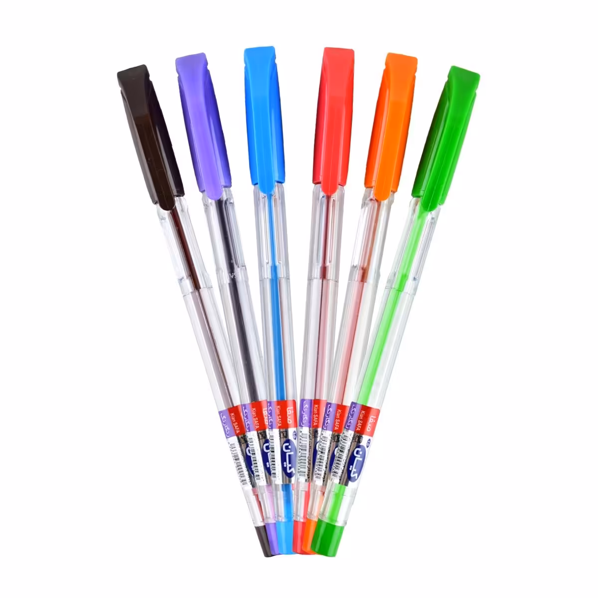 خودکار رنگی کیان مدل قابدار بسته 6 عددی