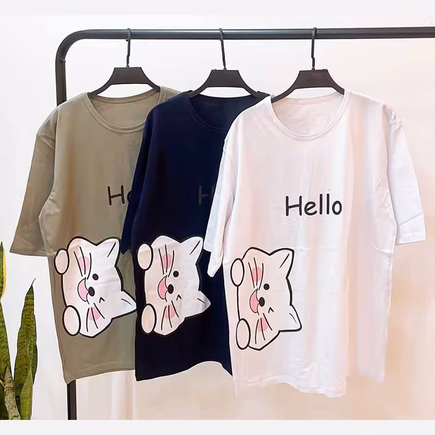 تیشرت لانگ اسپرت نخ و پنبه صد در صد 