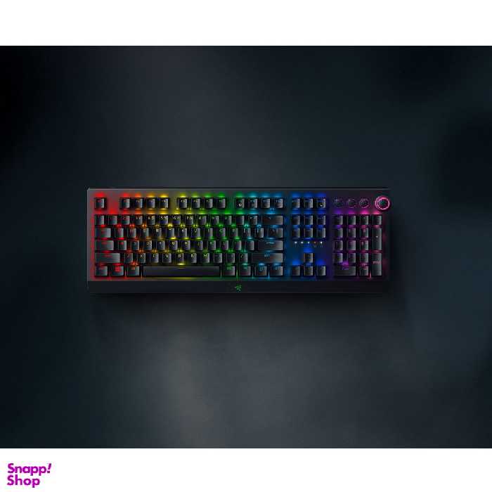 کیبورد گیمینگ مکانیکال ریزر مدل BlackWidow V3 با سوییچ زرد