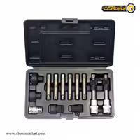 ست آچار بکس دینام خودرو هزبرن 13 پارچه مدل 62031