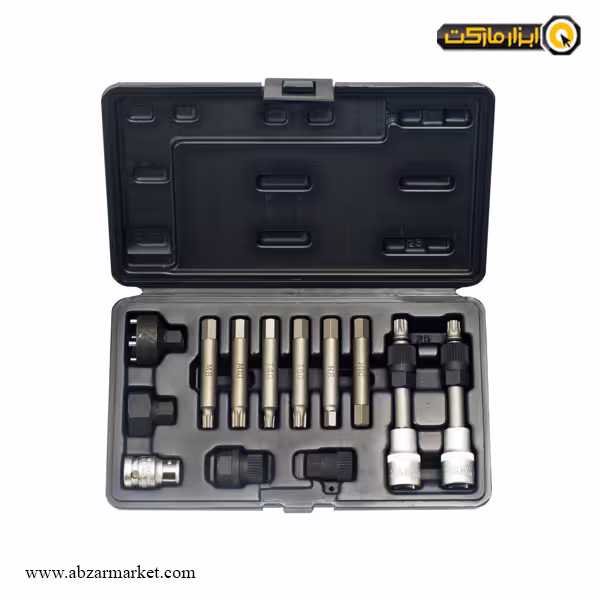 ست آچار بکس دینام خودرو هزبرن 13 پارچه مدل 62031