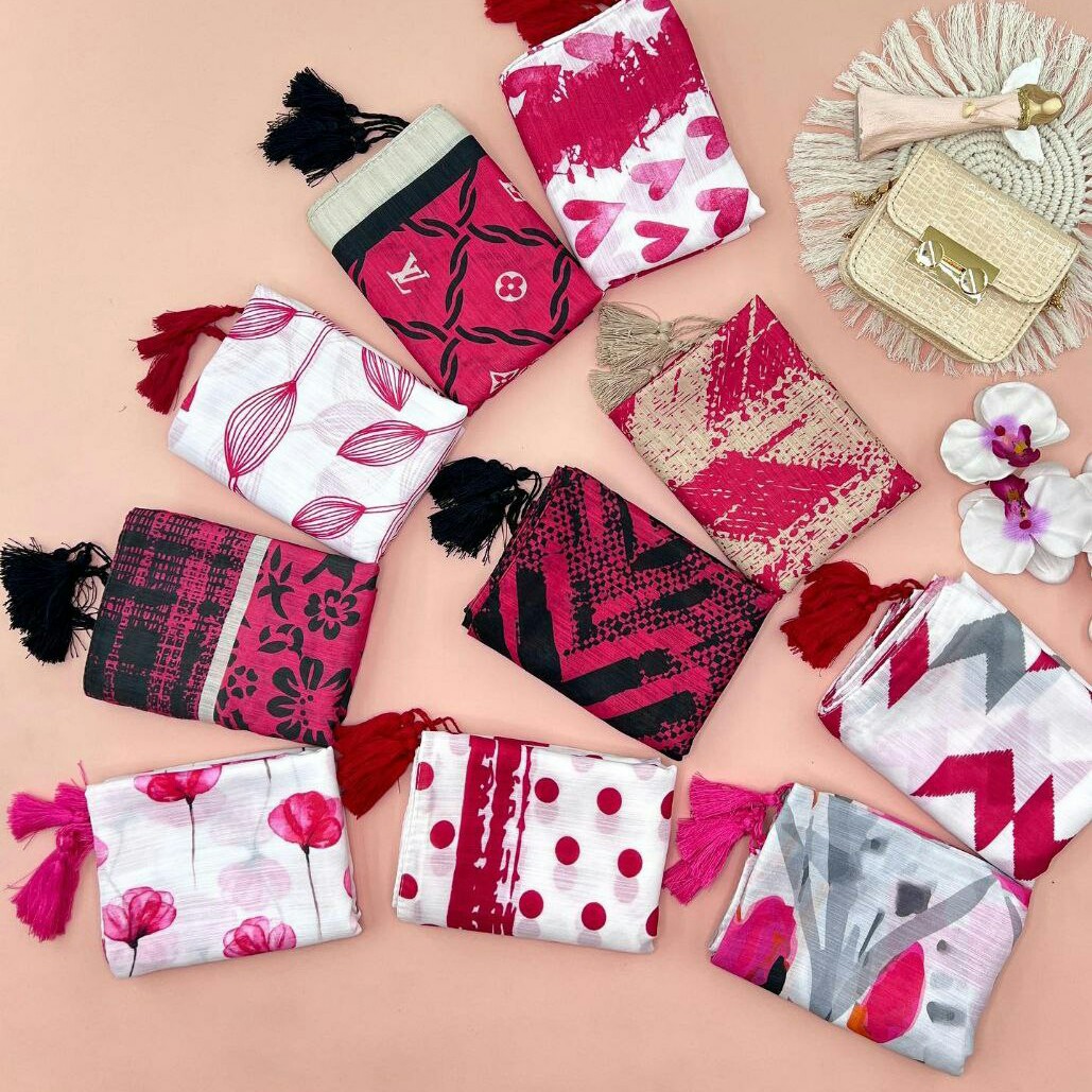 شال نخی رنگ سال منگوله دار کد. 02