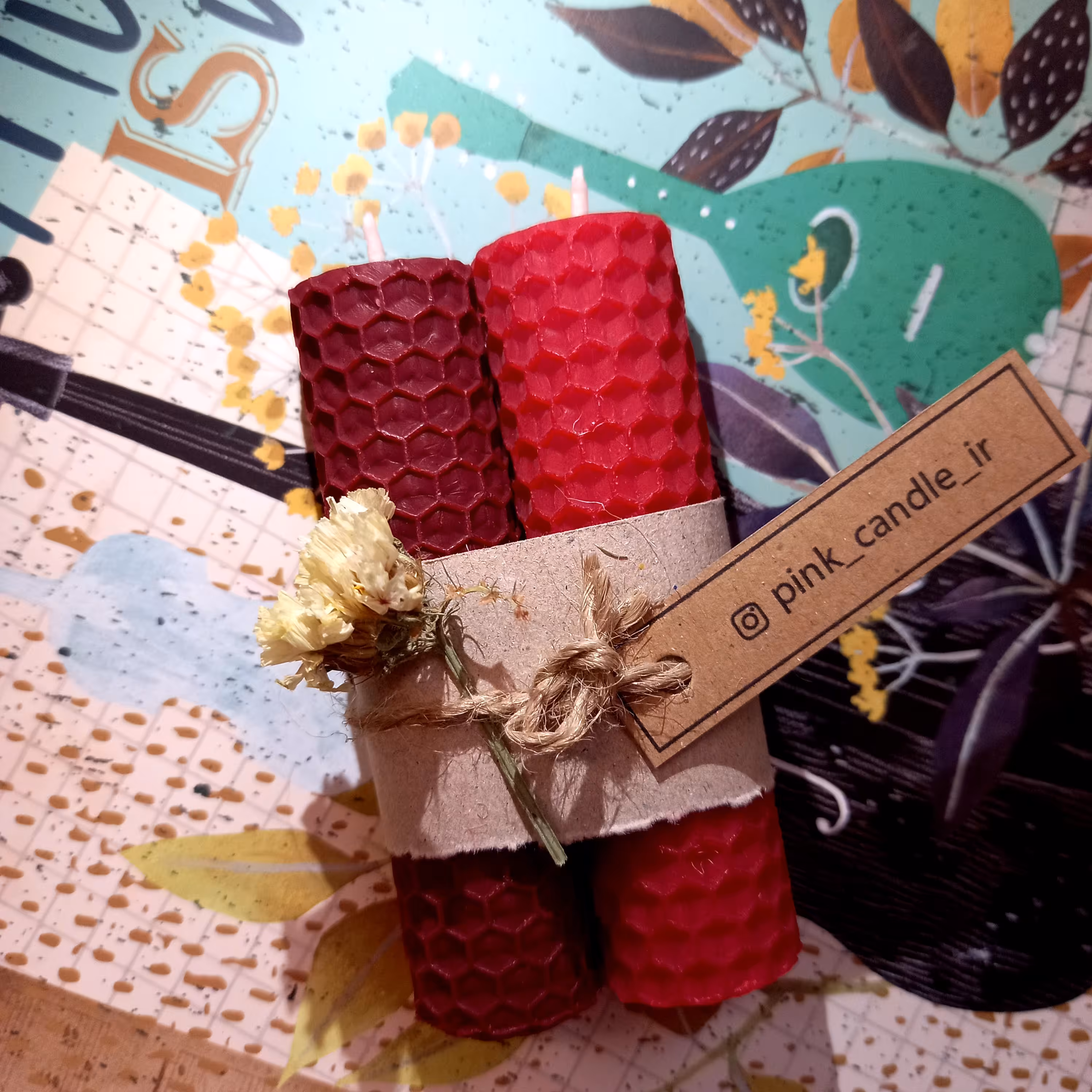 شمع ست قرمز
