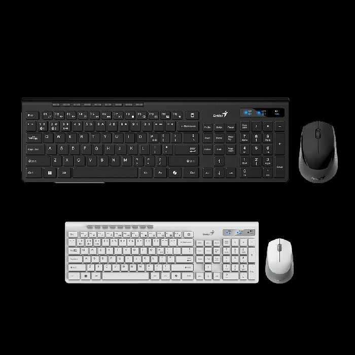 کیبورد و ماوس بی‌سیم جنیوس مدل SlimStar 8230 | آی تی هوم