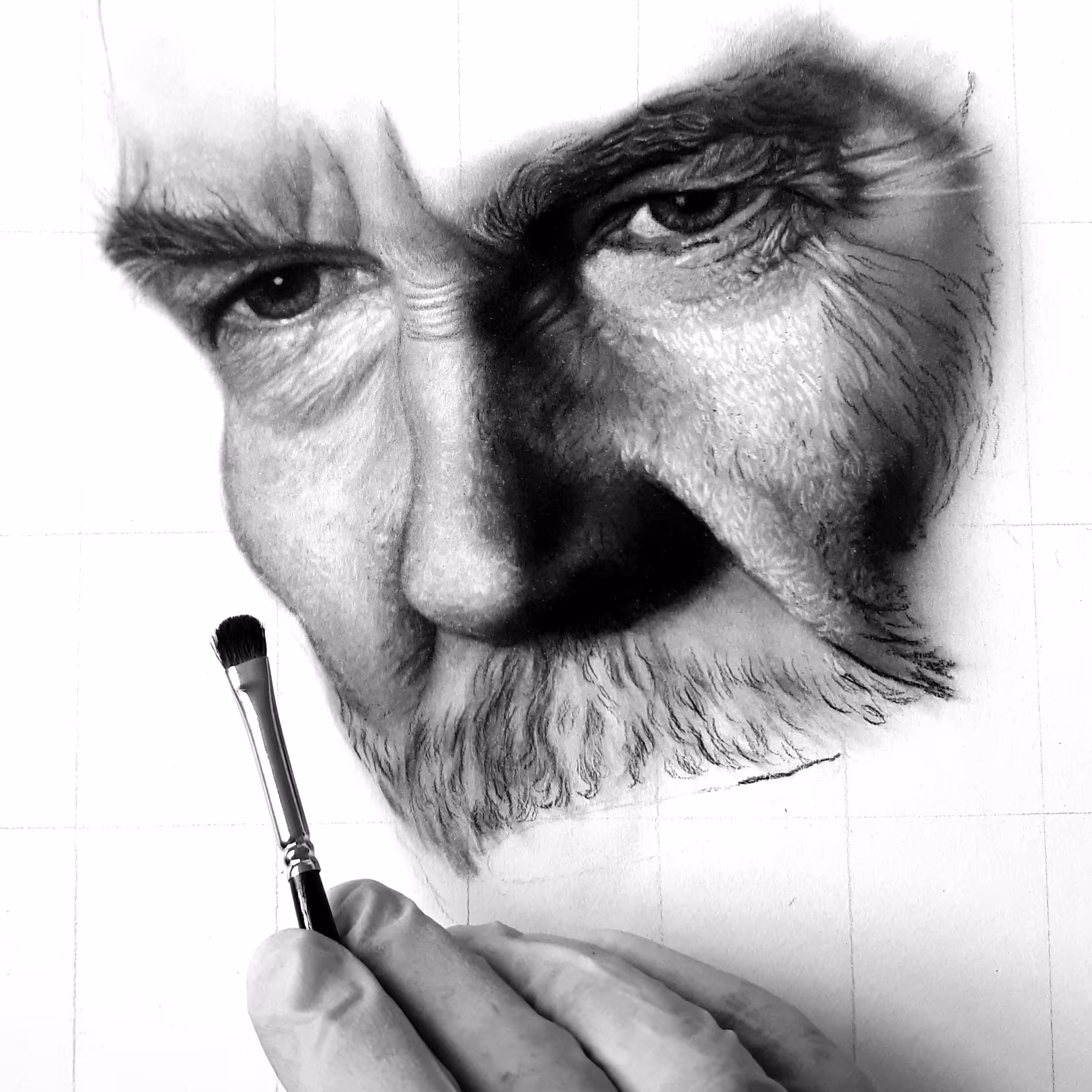 طراحی چهره با سیاه قلم .پذیرش سفارش با طرح دلخواه 