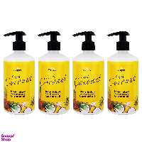لوسیون بدن سوپکس (Soapex) مدل Coconut Oil حجم 350 میلی‌لیتر بسته 4 عددی