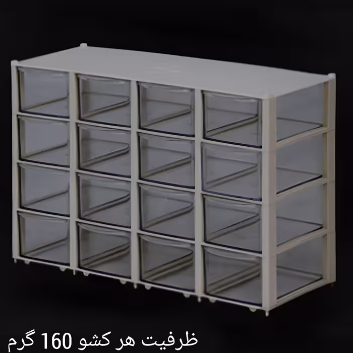 ست جا ادویه 16 پارچه کشویی مناسب برای نظم دهی به ادویه جات