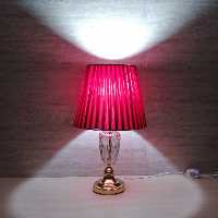 لوستر خزایی اباژور رومیزی طلایی کاپ پسکرایه)