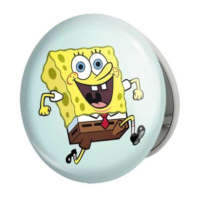 آینه جیبی خندالو طرح باب اسفنجی مدل تاشو کد 24722