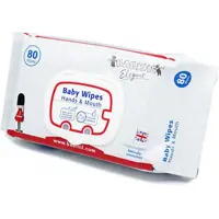 دستمال مرطوب 80 عددی بیبی سیل Babisil Baby Wipes Hand & Mouth