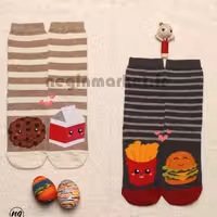 طرح خط دار فست فودی