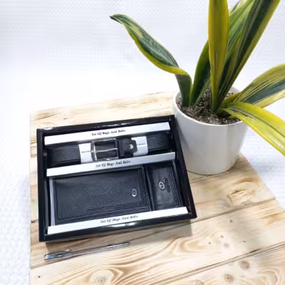 ست کیف پول و کمربند