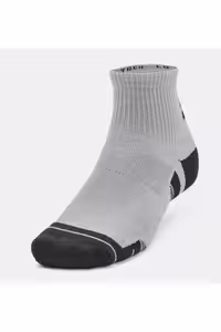 جوراب ورزشی خاکستری مردانه و زنانه UA TECH 3 011 اورجینال Under Armour