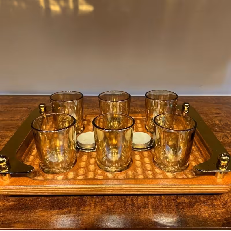 شات خوری 6 تایی وارمردار چوبی پلای وود 