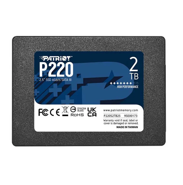 اس اس دی اینترنال پاتریوت P220 ظرفیت 2 ترابایت