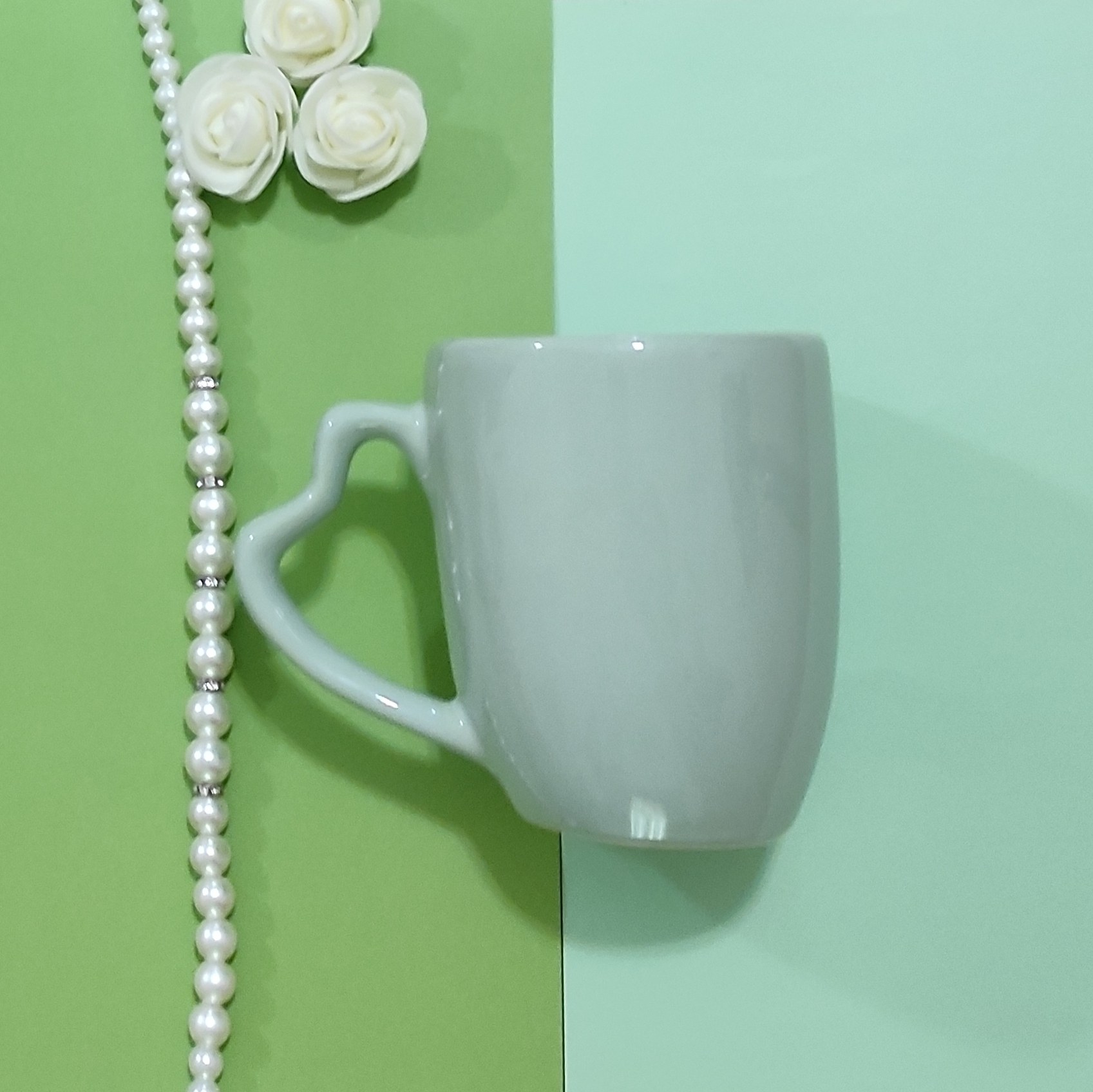 ماگ سرامیکی دسته قلبی در 6 رنگ متفاوت با کارتن تکی