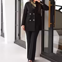 کت شلوارسایزبزرگ عید شیکترین کتوشلوارامسال مدل یاسمین 