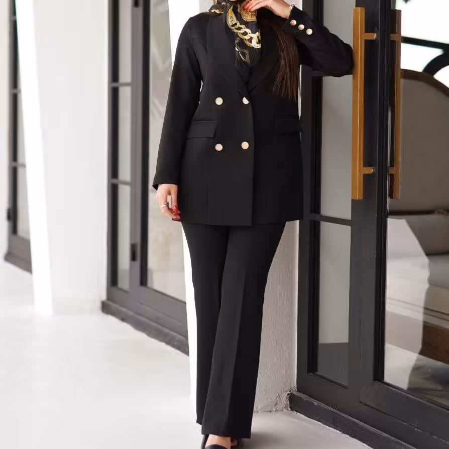 کت شلوارسایزبزرگ عید شیکترین کتوشلوارامسال مدل یاسمین 