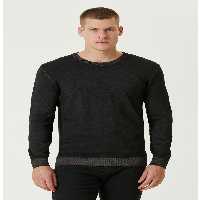 پلیور خاکستری مردانه بدنه ژاکت پشم آنتراسیت: S Network