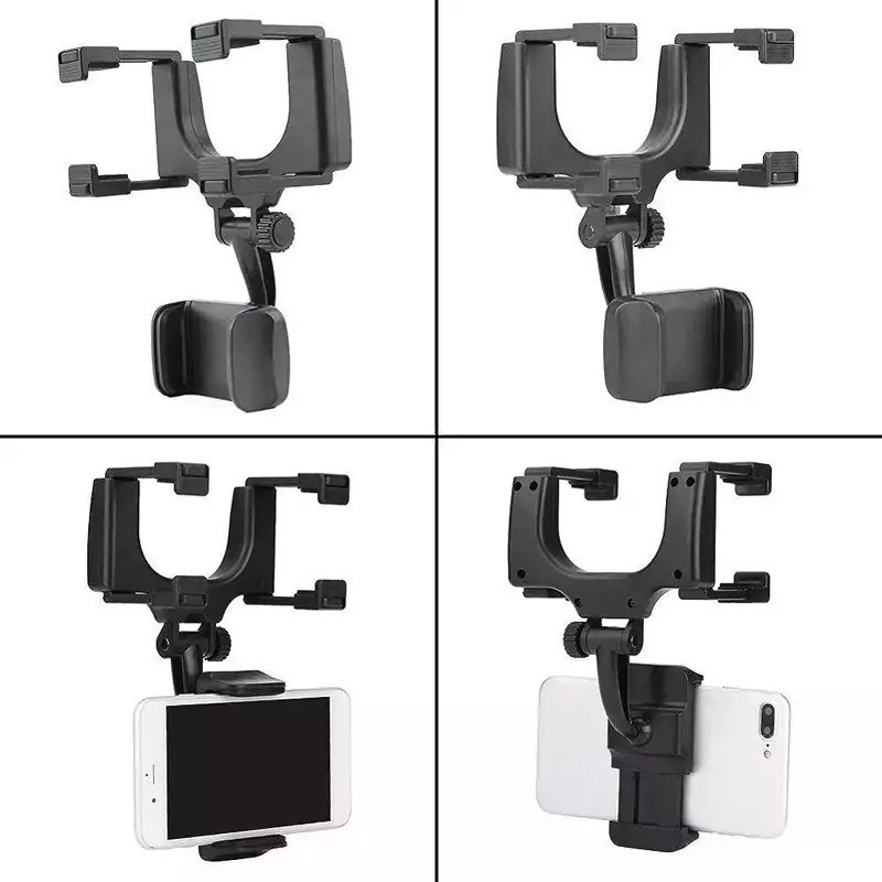 هولدر موبایل آینه ماشین Unlversal Car Rear View Mirror Mount،قابلیت چرخش 360 درجه،ایمنی بالا،نصب آسان،ویژه آیینه اتومبیل