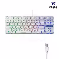 کیبورد مخصوص بازی جرتک مدل DK-600A PUNK رنگ سفید