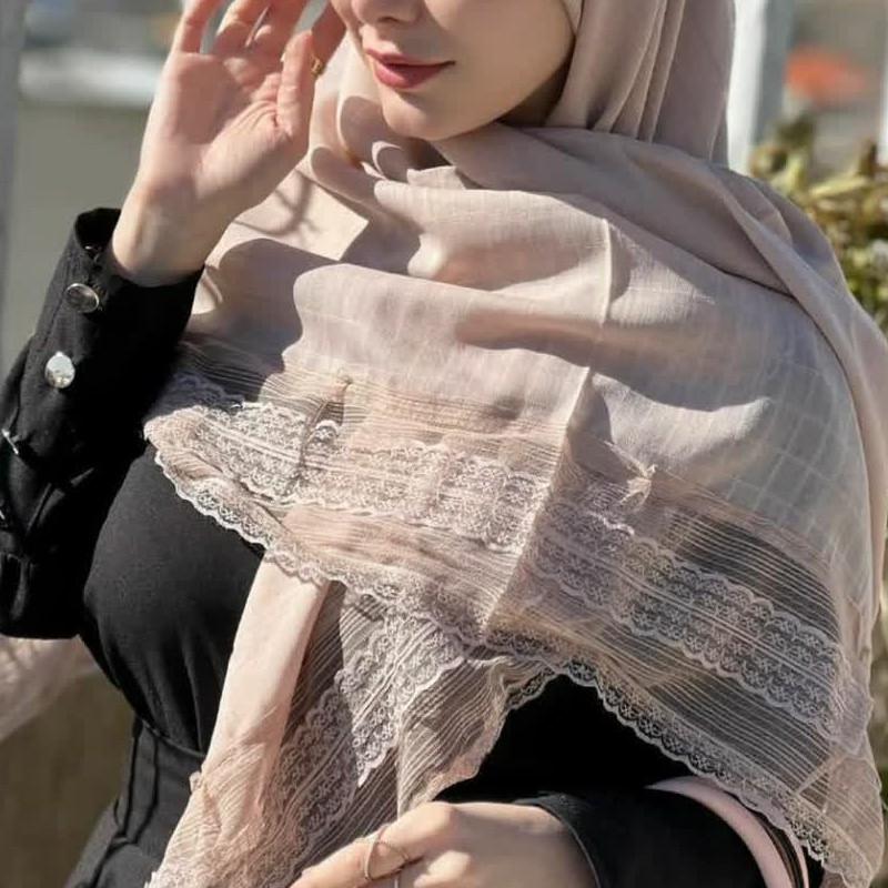 روسری نخی دور گیپور چهار فصل