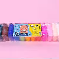 خمیر کِلی (خمیر سبک ،خمیر مجسمه سازی کودکان) 12 رنگ