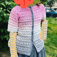 ژاکت بهاری دستبافت گالری آفتابگردون 