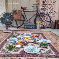 سفره ورومیزی قلمکاری سنتی سایز 100در150 سانت...