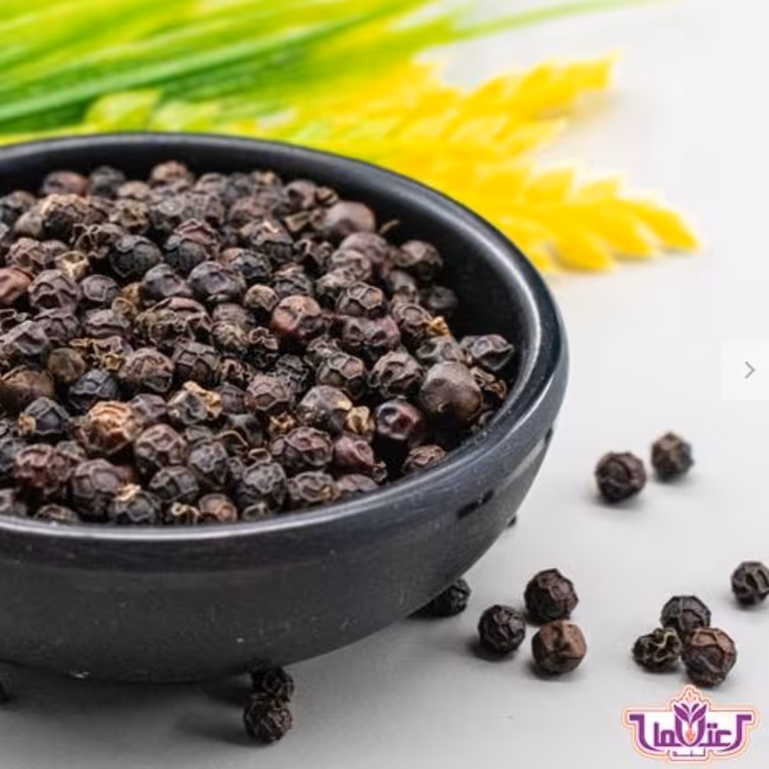 فلفل سیاه دانه درشت 50 گرمی اعتماد(دانه فلفل سیاه )