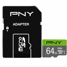 کارت میکرو اس دی PNY Elite به همراه آداپتور &#8211; 64 گیگابایت