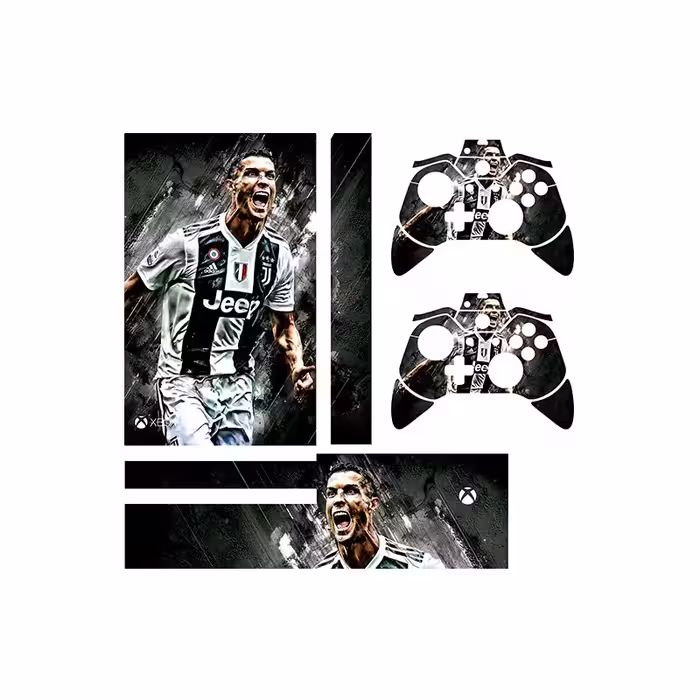 اسکین(برچسب)Xbox one -طرح ronaldo-مدل one-کد61-سفارشی