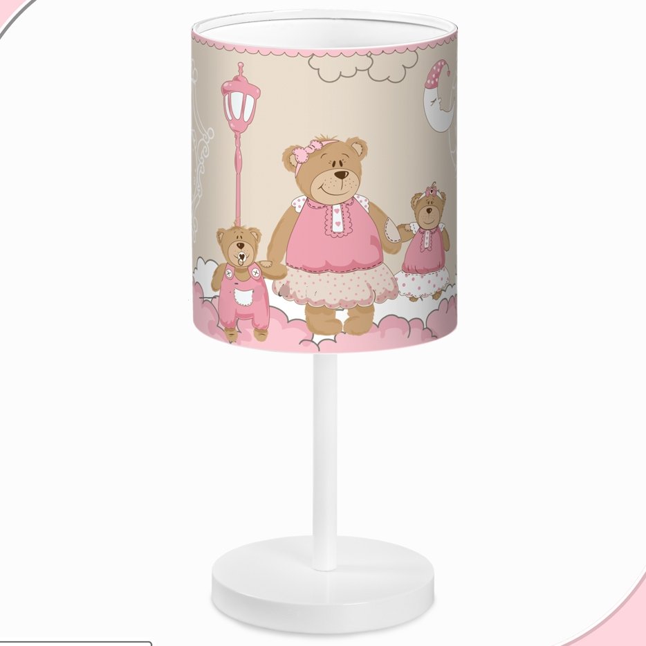 آباژور اتاق کودک طرح خرس خانواده کد 2352