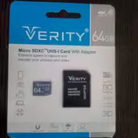 رم میکرو مناسب دوربین و موبایل-خشاب دار 64g -