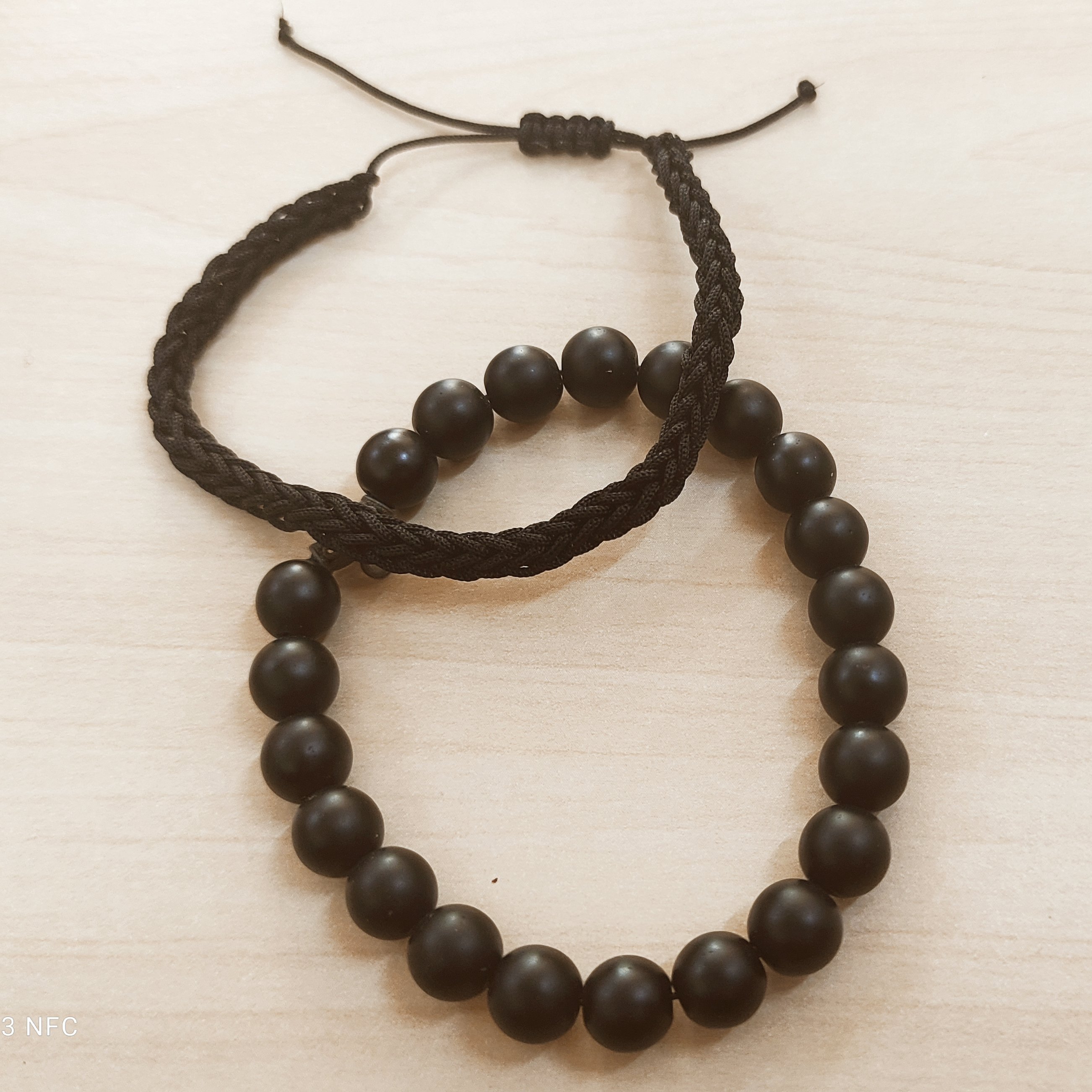 دستبند اونیکس و بافت